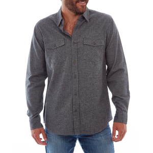 Mason Herringbone Flannel Shirt