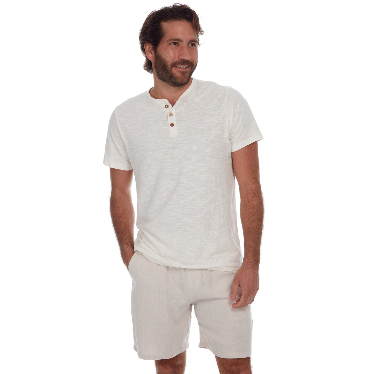 Harry Linen Cotton Short