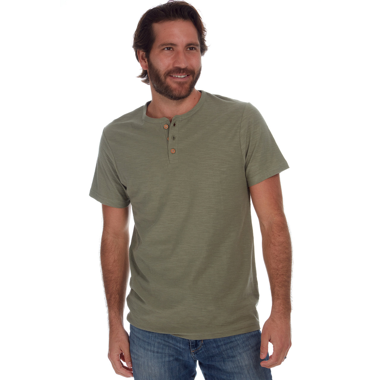 Noel Solid Slub Henley