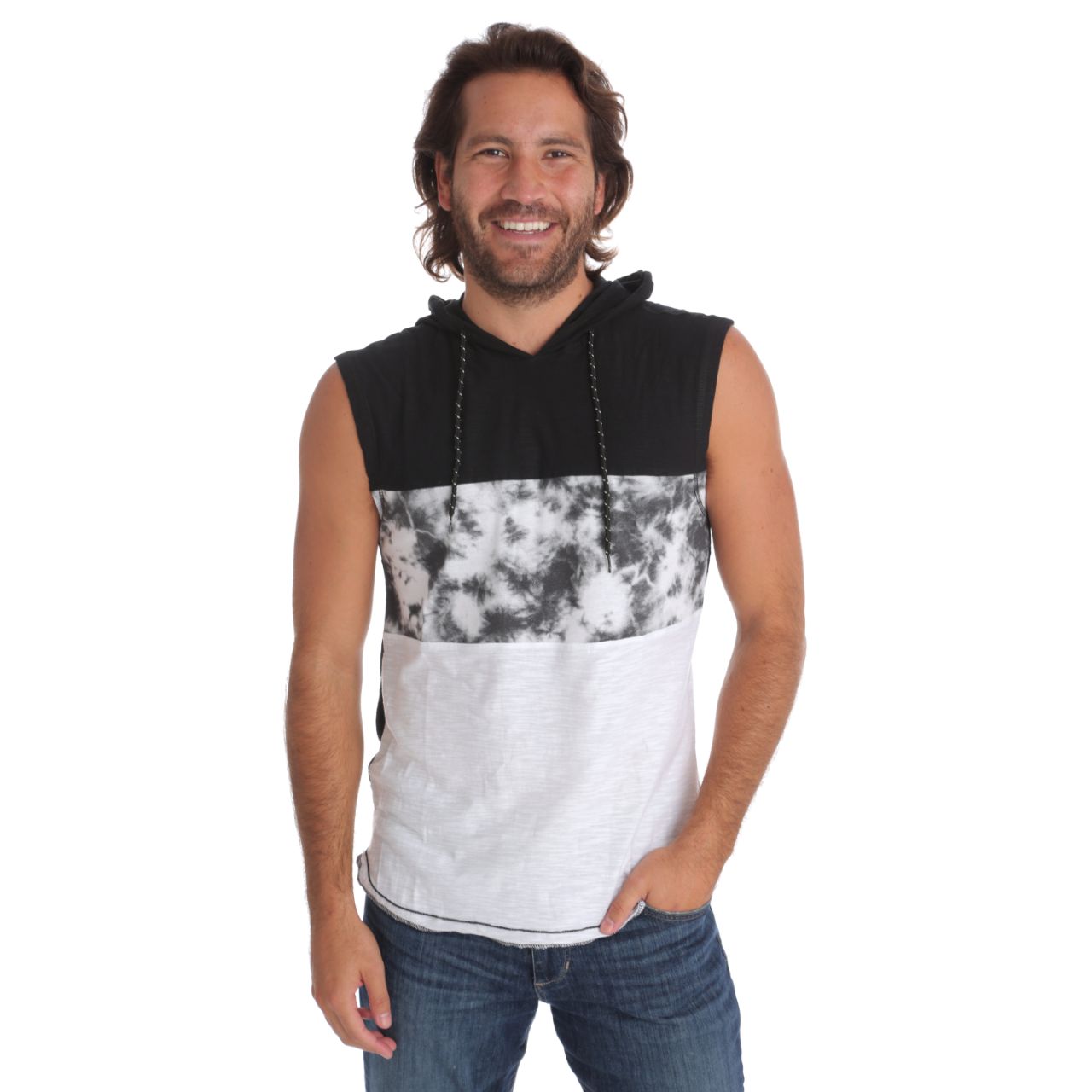 Hooded best sale muscle tank