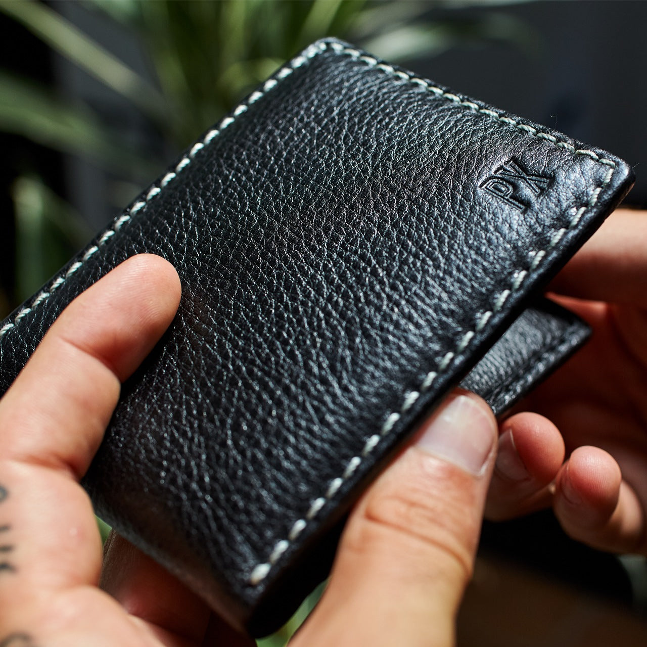 Evan Vegan Leather Bi-Fold Wallet - PX Clothing